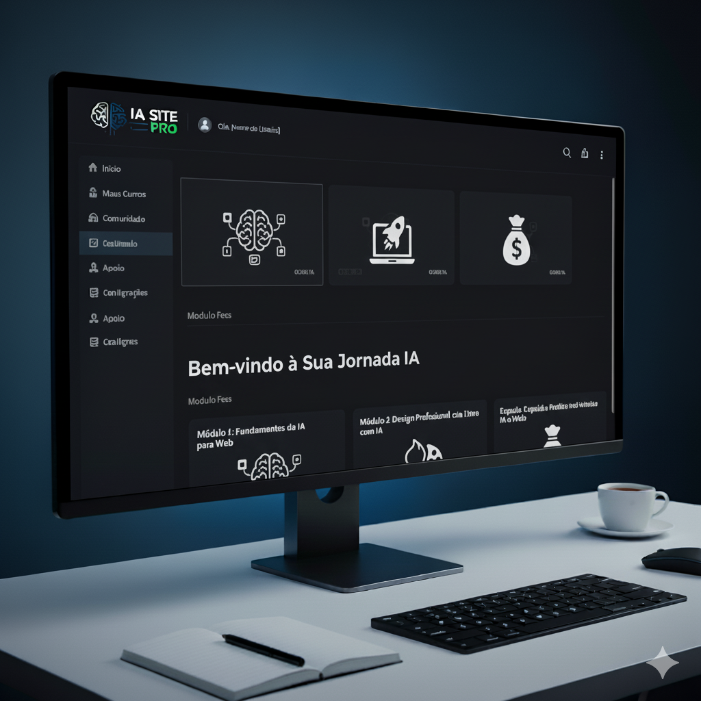 Área de membros - Dashboard IA SITE PRO
